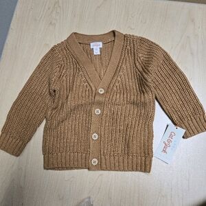Cat & Jack Brown Knit Cardigan Size 18mo